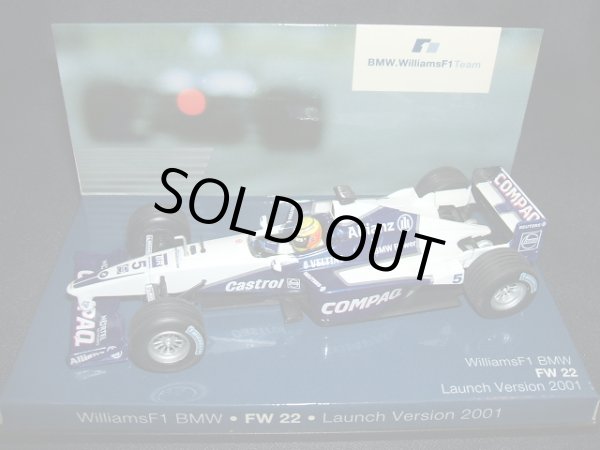 画像1: セカンドハンド品●PMA1/43 チーム別注 WILLIAMS BMW FW22 LAUNCH VERSION 2001 (R.シューマッハ）