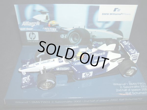 画像1: セカンドハンド品●PMA1/43 チーム別注 WILLIAMS BMW FW24  2nd HALF of SEASON  2002(R.シューマッハ）