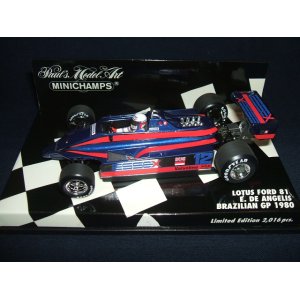 画像: セカンドハンド品◎PMA1/43 LOTUS FORD 81 BRAZILIAN GP 1980 (E.DE.アンジェリス）