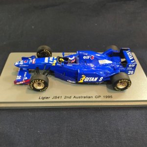 画像: 新品正規入荷品●SPARK 1/43 LIGIER JS41 2nd AUSTRALIAN GP 1995 (O.パニス） #26