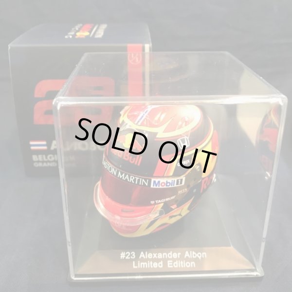 画像1: 新品正規入荷品●スパーク 1/5スケール ユーロスポーツ別注 RED BULL HONDA ミニチュアヘルメット 2019  A.アルボン