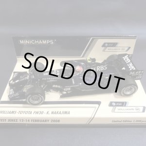 画像: セカンドハンド品●PMA1/43 WILLIAMS TOYOTA FW30 TEST JEREZ 2008 (中嶋一貴） #8