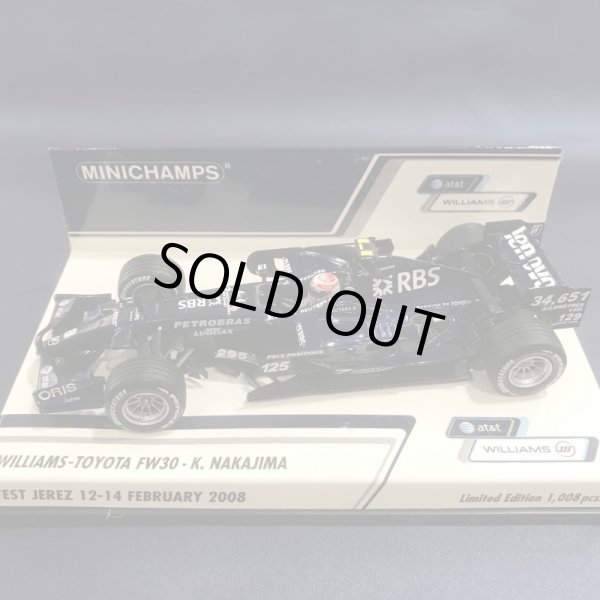 画像1: セカンドハンド品●PMA1/43 WILLIAMS TOYOTA FW30 TEST JEREZ 2008 (中嶋一貴） #8