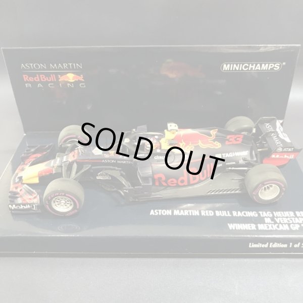 画像1: 新品正規入荷品●PMA1/43 ASTON MARTIN RED BULL RB14 WINNER MEXICAN GP 2018 (M.フェルスタッペン) #33