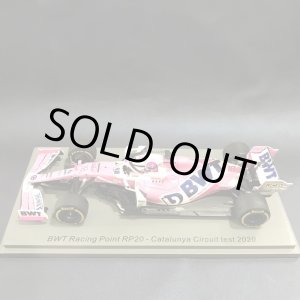 画像: 新品正規入荷品●SPARK1/43 BWT RACING POINT RP20 CATALUNYA CIRCUIT TEST 2020 (L.ストロール） #18