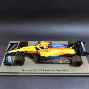 画像: 新品正規入荷品●SPARK1/43 McLAREN MCL 35 BARCELONA TEST 2020 (L.ノリス) #4 ※専用デカール付