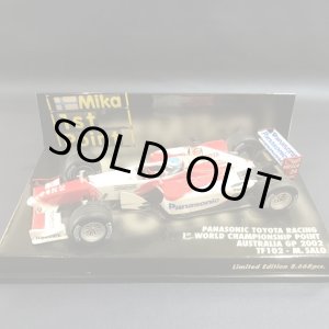 画像: セカンドハンド品●PMA1/43 TOYOTA TF102 1st POINT AUSTRALIA GP 2002  (M.サロ） #24