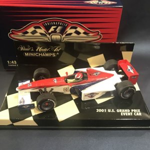 画像: セカンドハンド品●PMA1/43 INDIANAPOLIS別注品 2001 US GP EVENT CAR