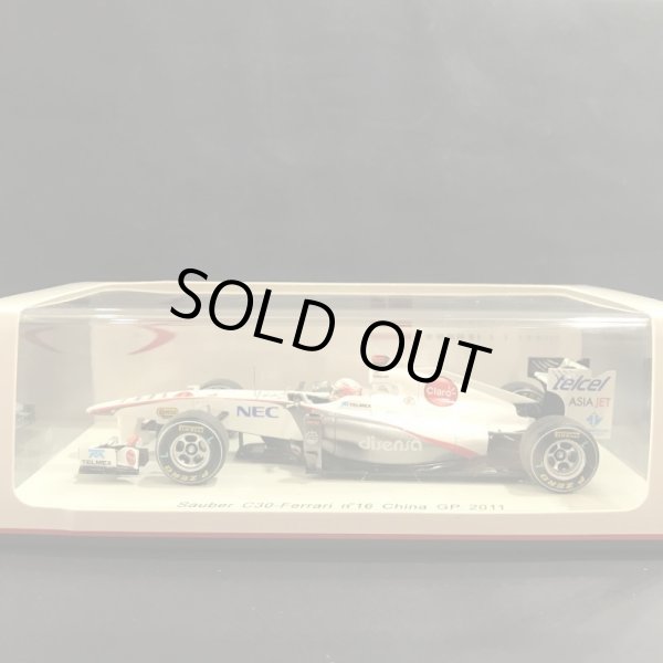 画像1: セカンドハンド品●SPARK 1/43 SAUBER FERRARI C30 CHINA GP 2011 (小林可夢偉） #16
