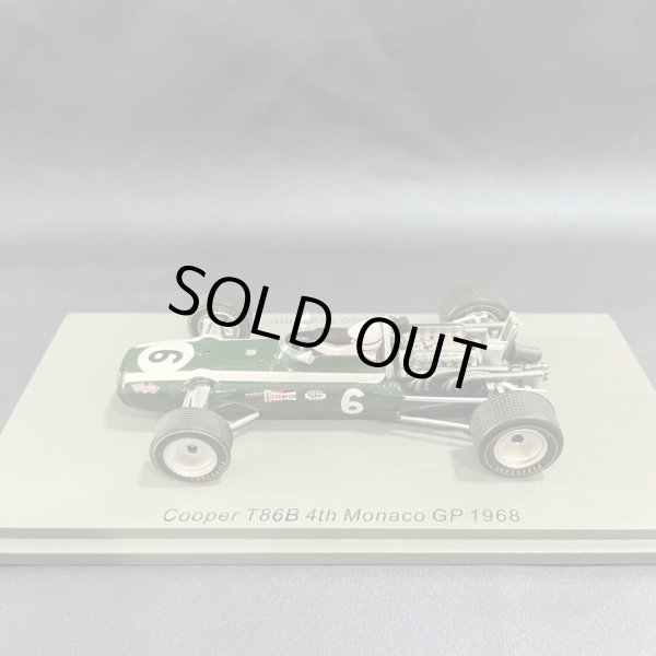 画像1: シグナス特別価格●新品正規入荷品●SPARK1/43 COOPER T86B 4th MONACO GP 1968 (L.SCARFIOTTI) #6