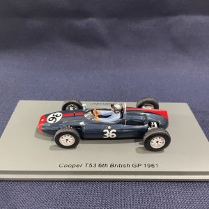 画像: シグナス特別価格●新品正規入荷品●SPARK1/43 COOPER T53 6th BRITISH GP 1961 (R.SALVADON) #36