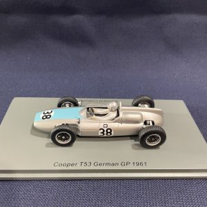 画像: シグナス特別価格●新品正規入荷品●SPARK1/43 COOPER T53 GERMAN GP 1961 (B.COLLOMB)#38