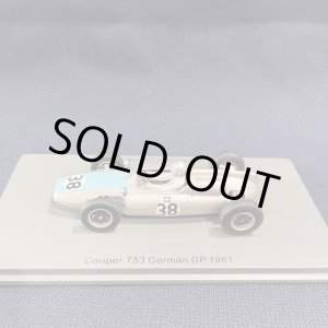 画像: シグナス特別価格●新品正規入荷品●SPARK1/43 COOPER T53 GERMAN GP 1961 (B.COLLOMB)#38