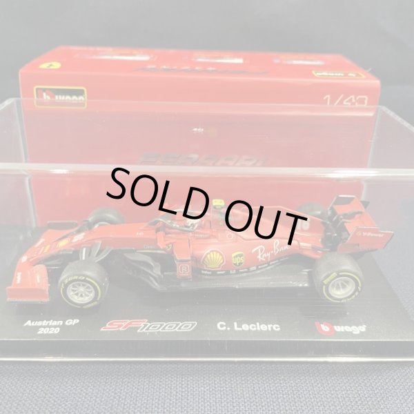 画像1: 新品正規入荷品●burago1/43 FERRARI SF1000 AUSTRIAN GP 2020(C.ルクレール）#16 ドライバーフィギュア付