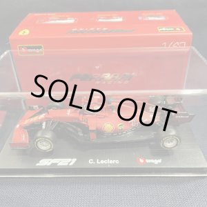 画像: 新品正規入荷品●burago1/43 FERRARI SF21 (C.ルクレール）2021 #16ドライバーフィギュア付
