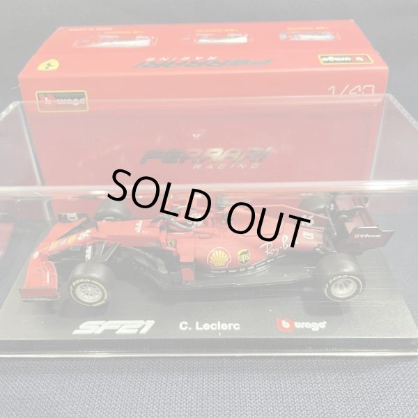 画像1: 新品正規入荷品●burago1/43 FERRARI SF21 (C.ルクレール）2021 #16ドライバーフィギュア付
