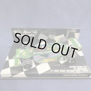画像: セカンドハンド品●PMA1/43 LOTUS FORD 79 1st TEST PAUL RICARD 1979 (N.マンセル）