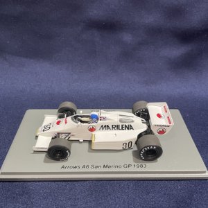 画像: シグナス特別価格●新品正規荷品●SPARK1/43 ARROWS A6 SAN MARINO GP 1983 (C.SERRA) #30