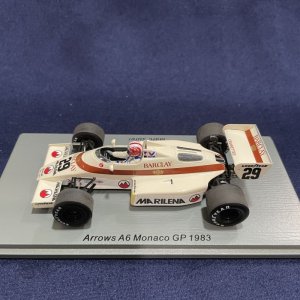 画像: 新品正規荷品●SPARK1/43 ARROWS A6 MONACO GP 1983 (M.SURER) #29