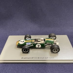 画像: シグナス特別価格●新品正規荷品●SPARK1/43 BRABHAM BT22 BRITISH GP 1966 (C.LRWIN) #7