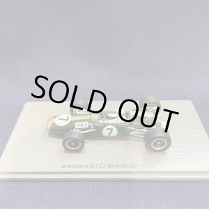 画像: シグナス特別価格●新品正規荷品●SPARK1/43 BRABHAM BT22 BRITISH GP 1966 (C.LRWIN) #7
