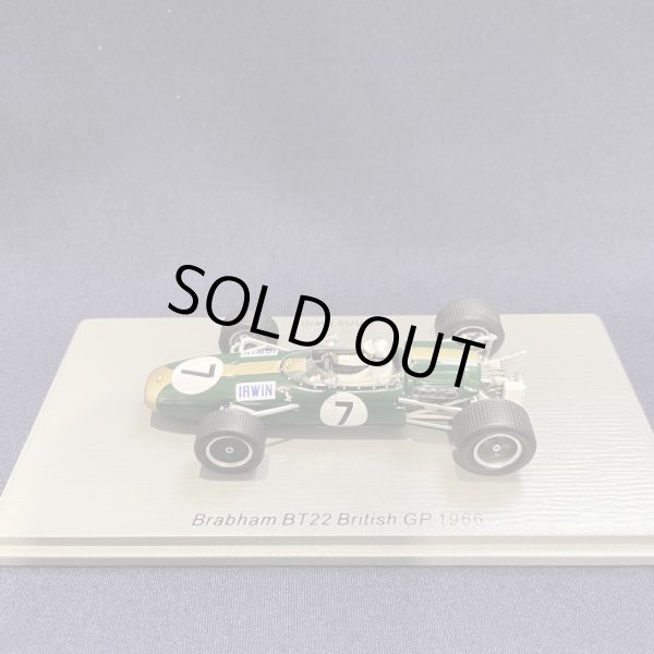画像1: シグナス特別価格●新品正規荷品●SPARK1/43 BRABHAM BT22 BRITISH GP 1966 (C.LRWIN) #7
