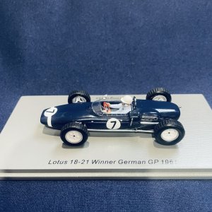 画像: シグナス特別価格●新品正規荷品●SPARK1/43 LOTUS 18-21 WINNER GERMAN GP 1961 (S.MOSS) #7