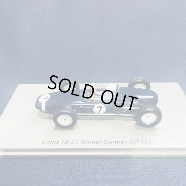 画像1: シグナス特別価格●新品正規荷品●SPARK1/43 LOTUS 18-21 WINNER GERMAN GP 1961 (S.MOSS) #7