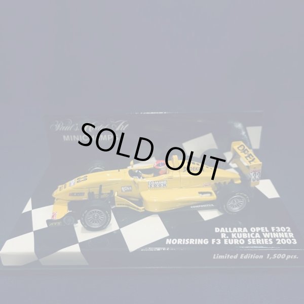 画像1: セカンドハンド品●PMA1/43 DALLARA OPEL F302 NORISRING F3 EURO SERIES 2003 WINNER (R.クビサ） #33