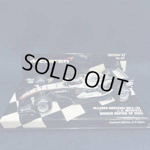 画像: セカンドハンド品●PMA1/43 McLAREN MERCEDES MP4-20 WINNER BRITISH GP (J.P.モントーヤ） 2005