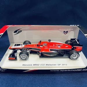 画像: セカンドハンド品●SPARK 1/43 MARUSSIA FERRARI MR02 MALAYSIAN GP 2013 (J.ビアンキ）#22