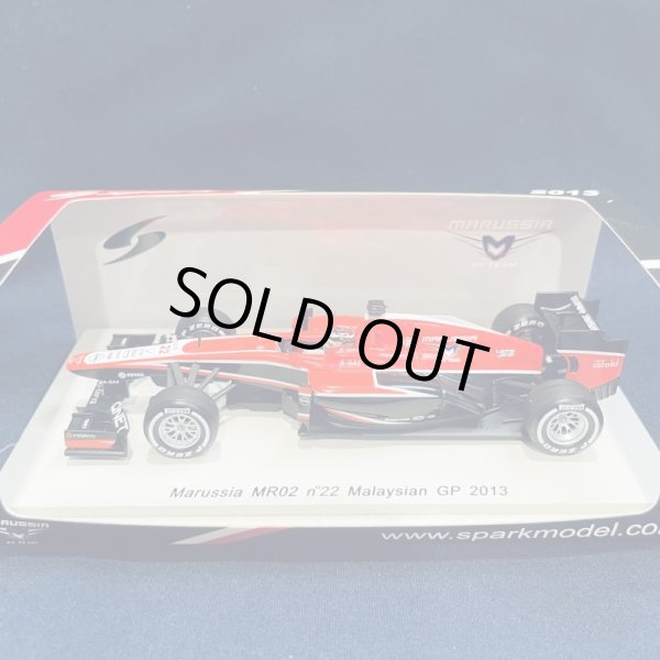 画像1: セカンドハンド品●SPARK 1/43 MARUSSIA FERRARI MR02 MALAYSIAN GP 2013 (J.ビアンキ）#22