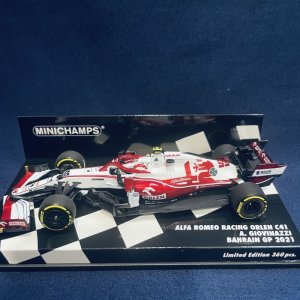 画像: セカンドハンド品●PMA 1/43 ALFA ROMEO C41 BAHRAIN GP 2021 (A.ジョビナッツィ）#99