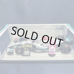 画像: 新品正規荷品●SPARK1/43 MERCEDES W13 WINNER BRAZILIAN GP 2022 (G.ラッセル）#63