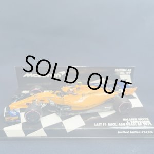 画像: セカンドハンド品●PMA1/43 McLAREN MCL33 LAST F1 RACE ABU DHABI GP 2018 (S.バンドーン）#2