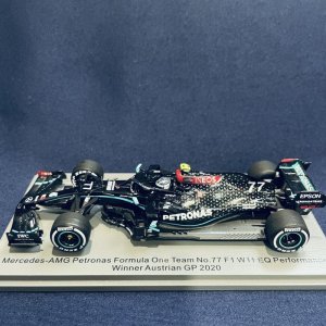 画像: セカンドハンド品●SPARK製 1/43 MERCEDES PETRONAS W11 WINNER AUSTRIAN GP 2020 (V.ボッタス）#77