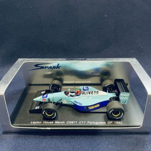 画像: セカンドハンド品●SPARK 1/43 LEYTON HOUSE MARCH CG911 PORTUGUESE GP 1992 (E.NASPETTI) #17