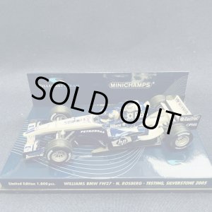 画像: セカンドハンド品●PMA1/43 WILLIAMS BMW FW27 TEST SILVERSTONE 2005  (N.ロズベルグ）