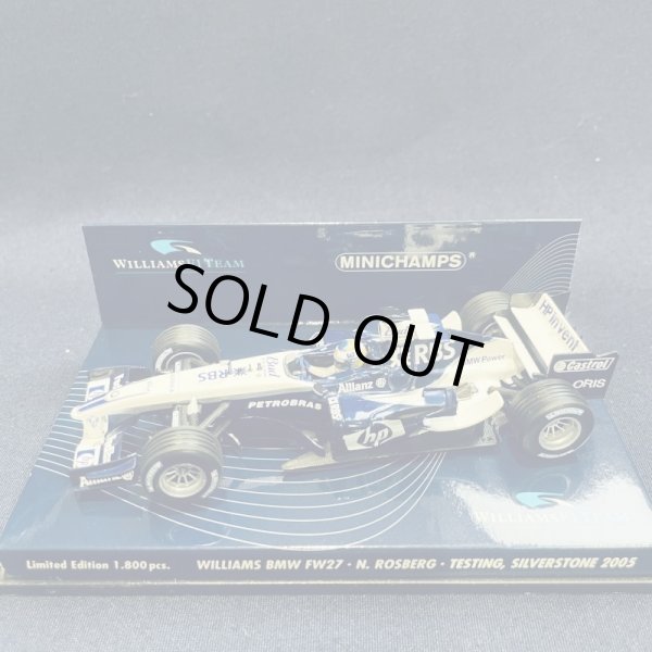 画像1: セカンドハンド品●PMA1/43 WILLIAMS BMW FW27 TEST SILVERSTONE 2005  (N.ロズベルグ）