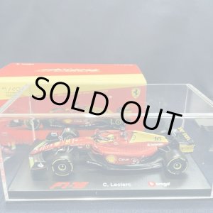 画像: 新品正規入荷品●burago1/43 FERRARI F1-75 ITALIAN GP2022(C.ルクレール）#16※アクリルケース＆ドライバーフィギュア付