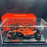 画像: 新品正規入荷品●burago1/43 FERRARI SF-23 (C.サインツ）2023 #55 ※アクリルケース＆ドライバーフィギュア付