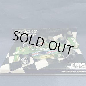 画像: セカンドハンド品●PMA1/43 LOTUS FORD 79 ITALIAN GP 1979 (M.アンドレッティ）#1