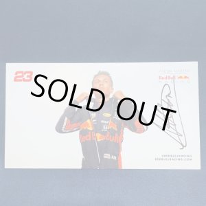 画像: RED BULL 直筆サイン入りドライバーカード (A.アルボン）