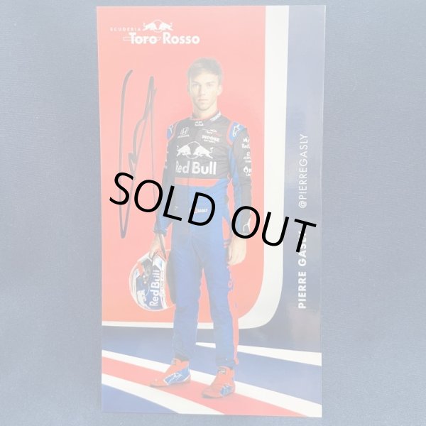 画像1: TORO ROSSO 直筆サイン入りドライバーカード (P.ガスリー） 