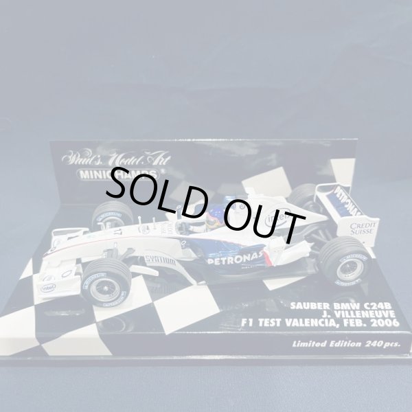 画像1: セカンドハンド品●PMA1/43 SAUBER BMW C24B F1 TEST VALENCIA 2006 (J.ビルヌーブ）#17