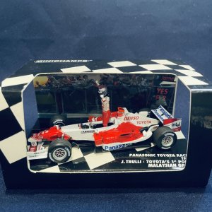 画像: セカンドハンド品●PMA1/43 PANASONIC TOYOTA TF105 1st PODIUM MALAYSIAN GP 2005 (J.トゥルーリ）#16 