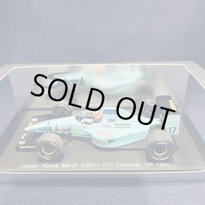 画像: セカンドハンド品●SPARK 1/43 LEYTON HOUSE MARCH CG911 CANADIAN GP 1992 (P.BELMONDO) #17