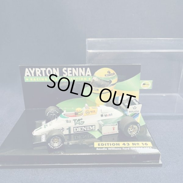 画像1: セカンドハンド品●PMA1/43 SENNA COLLECTION No16 SAUDIO WILLIAMS FORD FW08C (A.セナ） 1983