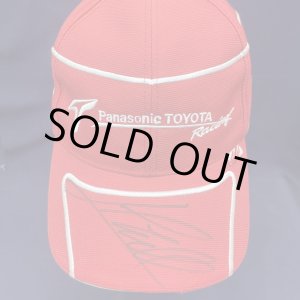 画像: 特価品●TOYOTA F1 J.トゥルーリ 直筆サイン入りキャップ