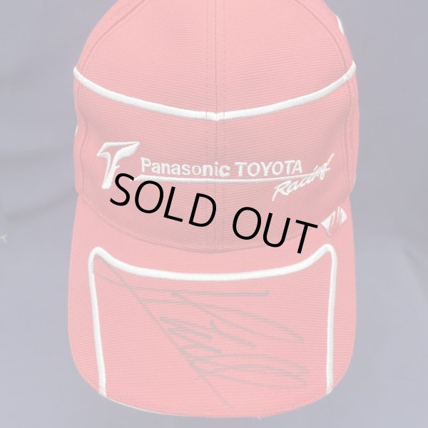 画像1: 特価品●TOYOTA F1 J.トゥルーリ 直筆サイン入りキャップ